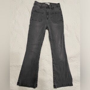 Frame Denim Le Bardot Crop Flare Jeans 28